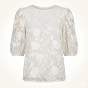 Amelie Rousseau | Floral Puff Sleeve Blouse For Women