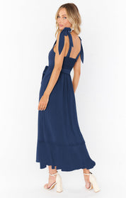 Isabelle Ryan | Ruffled Summer Dress With Lace-Up Detail For Women