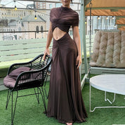 Zoe Parker | Ruched Cut-Out Maxi Dress For Women
