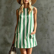 Chloe Anderson | Striped Summer Dress For Women