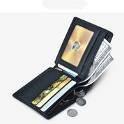 Cowhide Leather Card Wallet