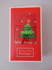 Jolly | Green & Red Santa Tree Christmas Towel Set Unisex