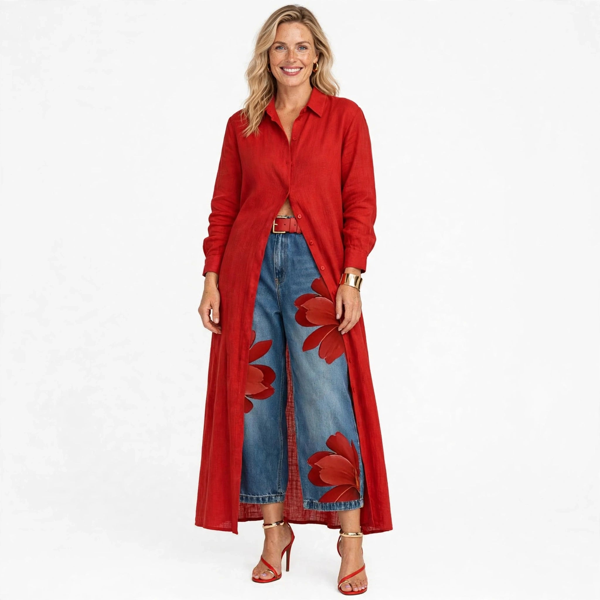 Freya Loughlin | Linen-Cotton Two-Piece Set For Women