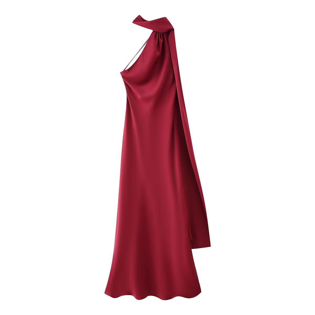 Georgia Mitchell | Satin Halter Maxi Dress For Women