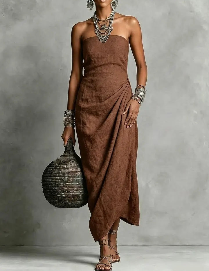 Matilda Robertson | Strapless Summer Dress For Women