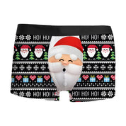 Tree Topper | Green Tree Print Christmas Underwear For Men