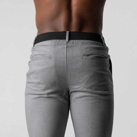 Lorcan Merefield | Navy Slim Fit Stretch Ankle Trousers For Men