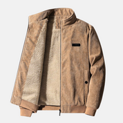 Luca Moretti | Ribbed Zip Jacket For Men