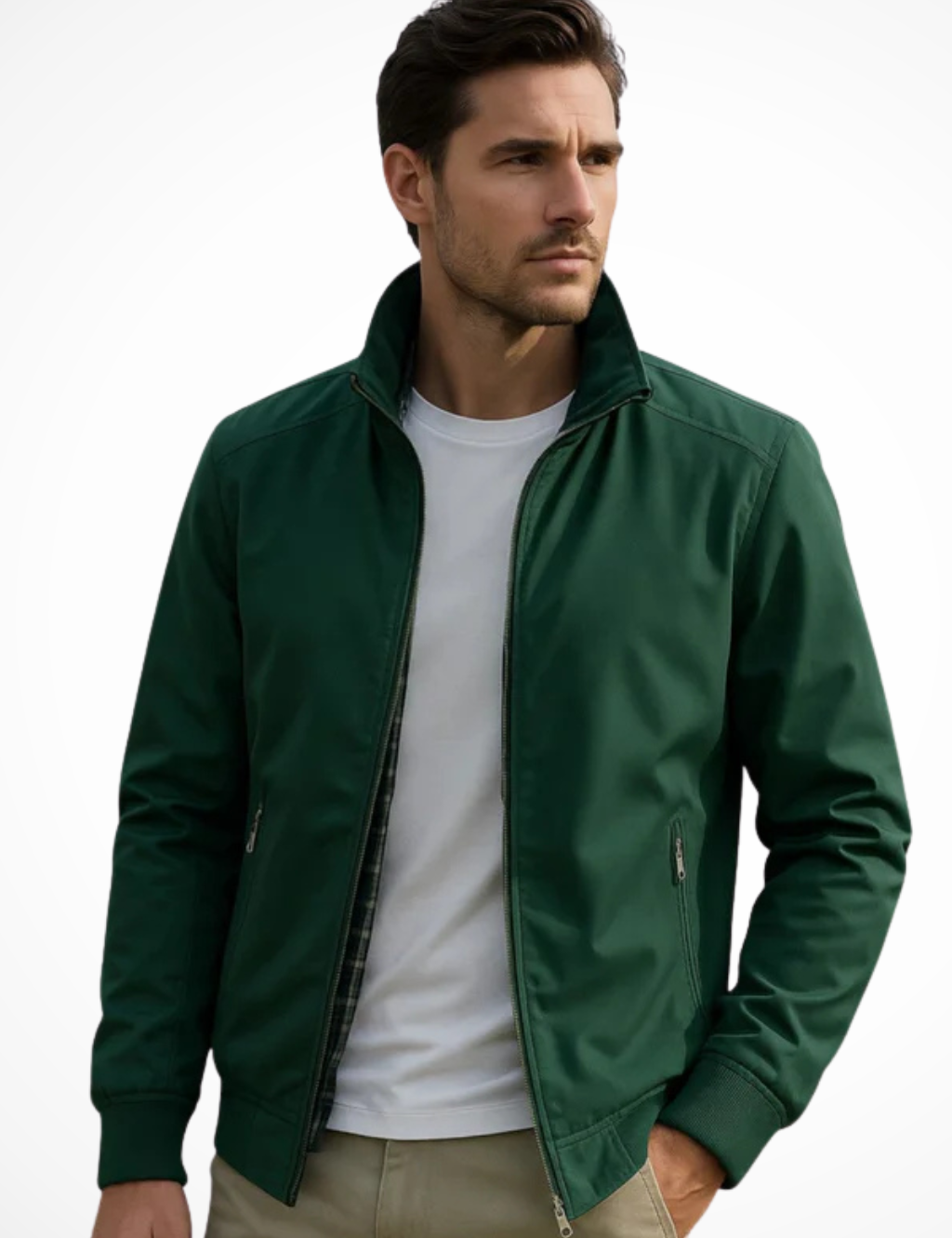 Ethan Laurent | Minimalist Zip Jacket For Men