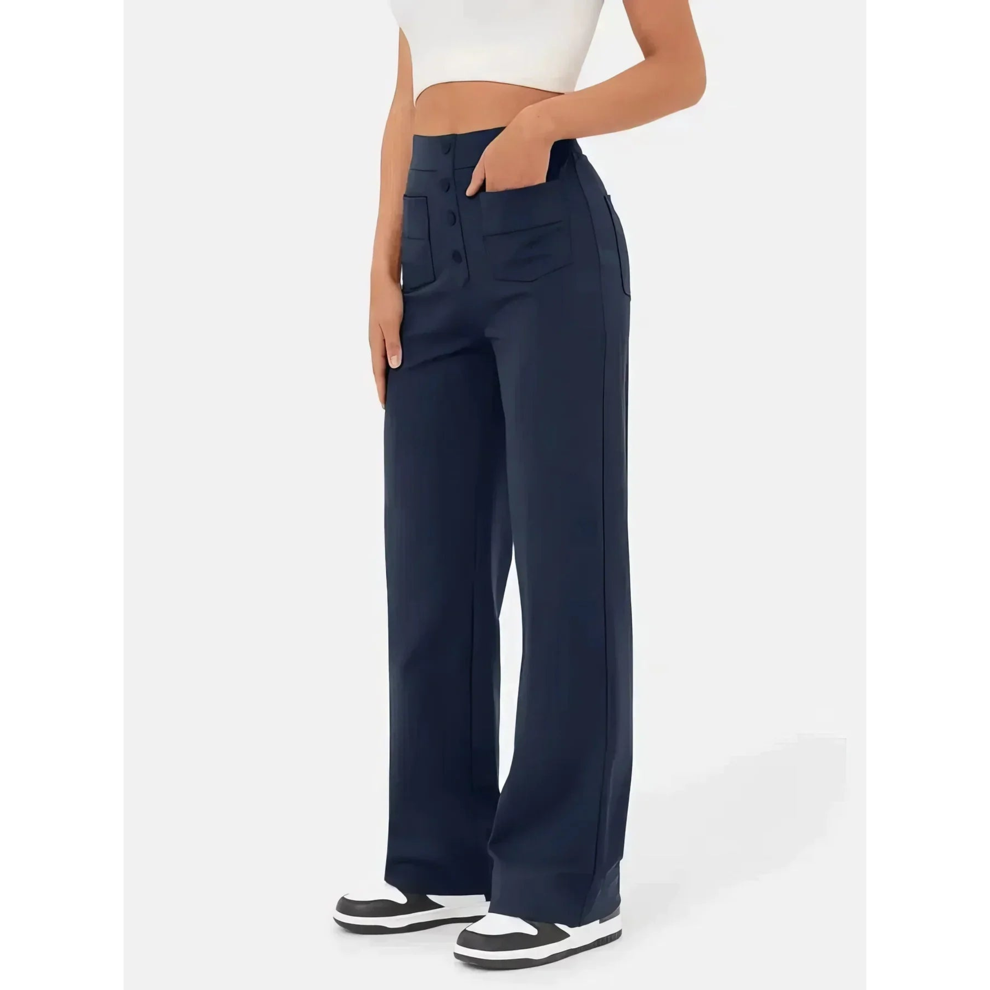 Brooke Turner | High Waist Wide Leg Trousers For Women