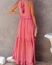 Harper Fletcher | Tiered Maxi Dress With Ruffle Detail