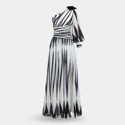 Phoebe Larkin | Striped One-Shoulder Maxi Dress For Women