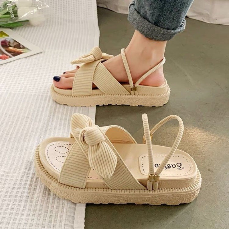 Alice Brown | Bow-Detail Platform Sandals For Women