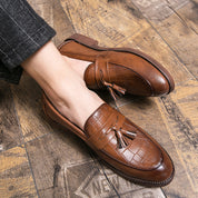 Ryan Mitchell | Tassel Loafer Leather Shoes For Men