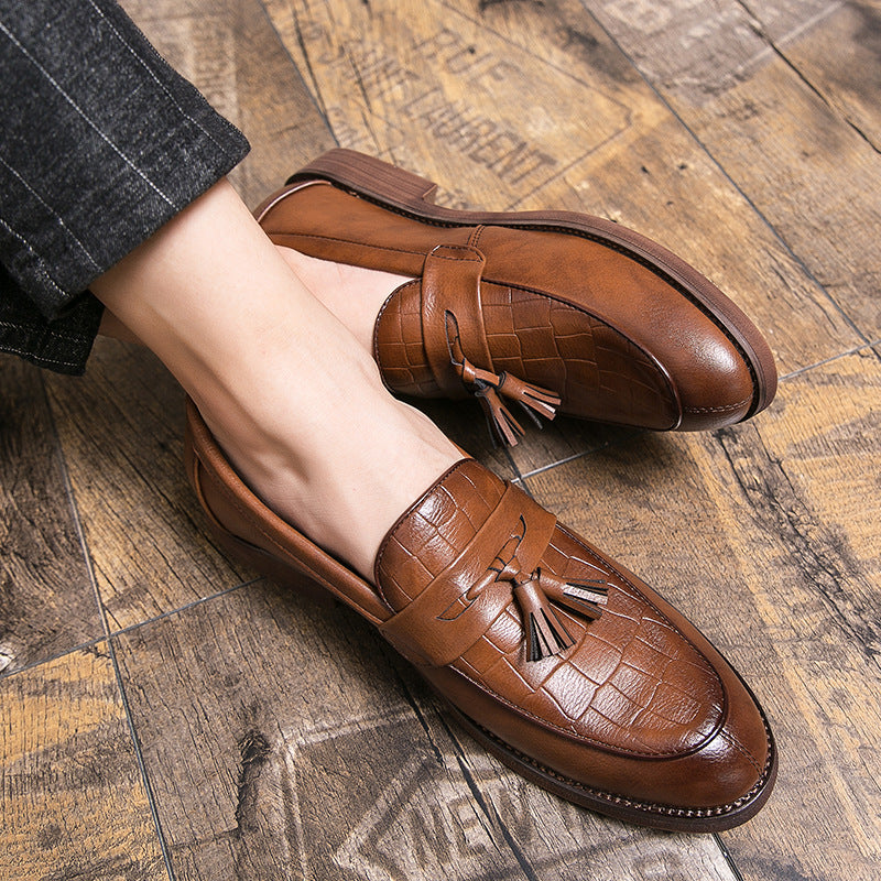 Ryan Mitchell | Tassel Loafer Leather Shoes For Men