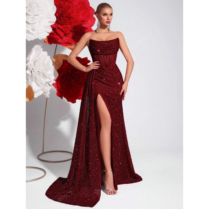 Isabelle Turner | Sequin Formal Maxi Dress For Women