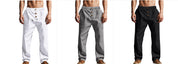 Owen Mitchell | Relaxed Linen-Blend Beach Trousers For Men