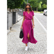 Grace Anderson | Wrap V-Neck Summer Dress For Women
