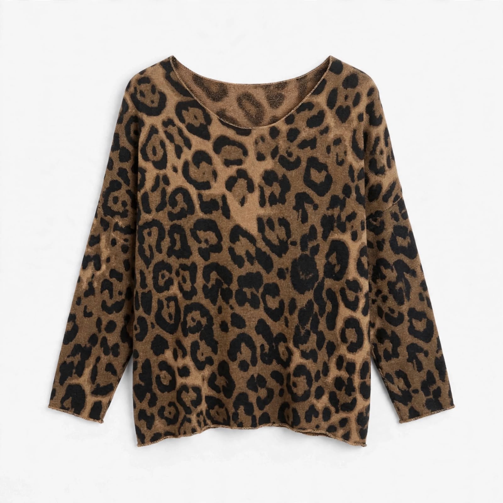Freya Kennedy | Lightweight Leopard Print Top For Women