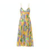 Amelia Sheppard | Pleated Floral Summer Dress For Women