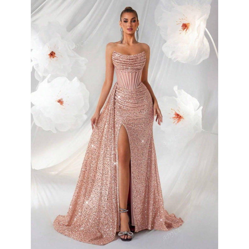 Isabelle Turner | Sequin Formal Maxi Dress For Women