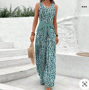 Freya Clarke | Printed Wide-Leg Jumpsuit For Women