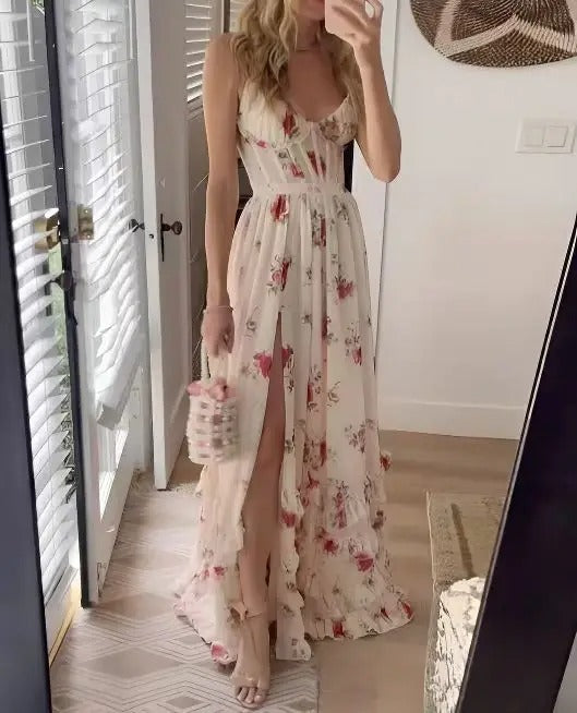 Amelia Holbrook | Floral Slit Maxi Dress For Women
