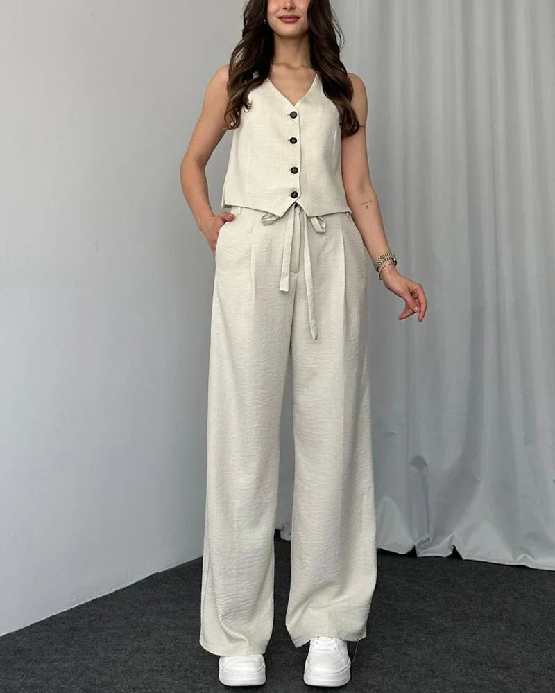 Scarlett Bexley | Wide Leg Two Piece Set For Women