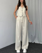 Scarlett Bexley | Wide Leg Two Piece Set For Women