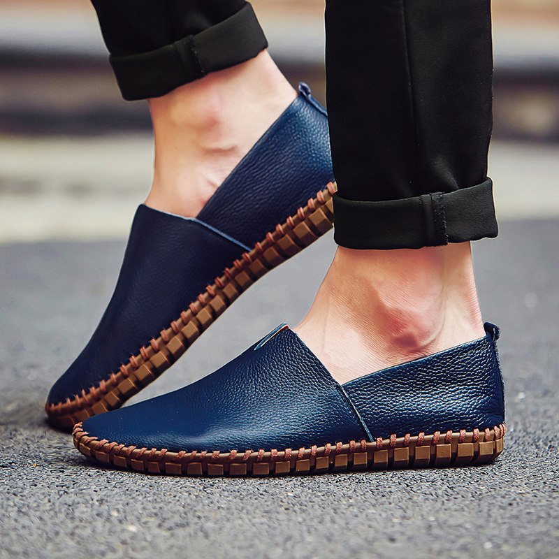 Raffaele Pencroft | Soft Leather Slip-On Driving Loafers For Men
