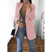 Letizia Wickwood | Open Front Longline Blazer For Women