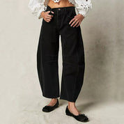 Sienna Barrett | Wide-Leg Straight Trousers For Women