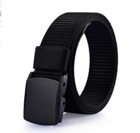 Metal-Free Nylon Belt - Black