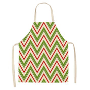 Yule Tide | Red Tartan Reindeer Print Christmas Apron Unisex