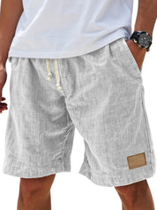 Noah Kirkland | Linen Blend Relaxed Shorts For Men