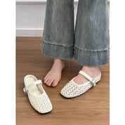 Adele Talwell | Woven Mary Jane Flats For Women
