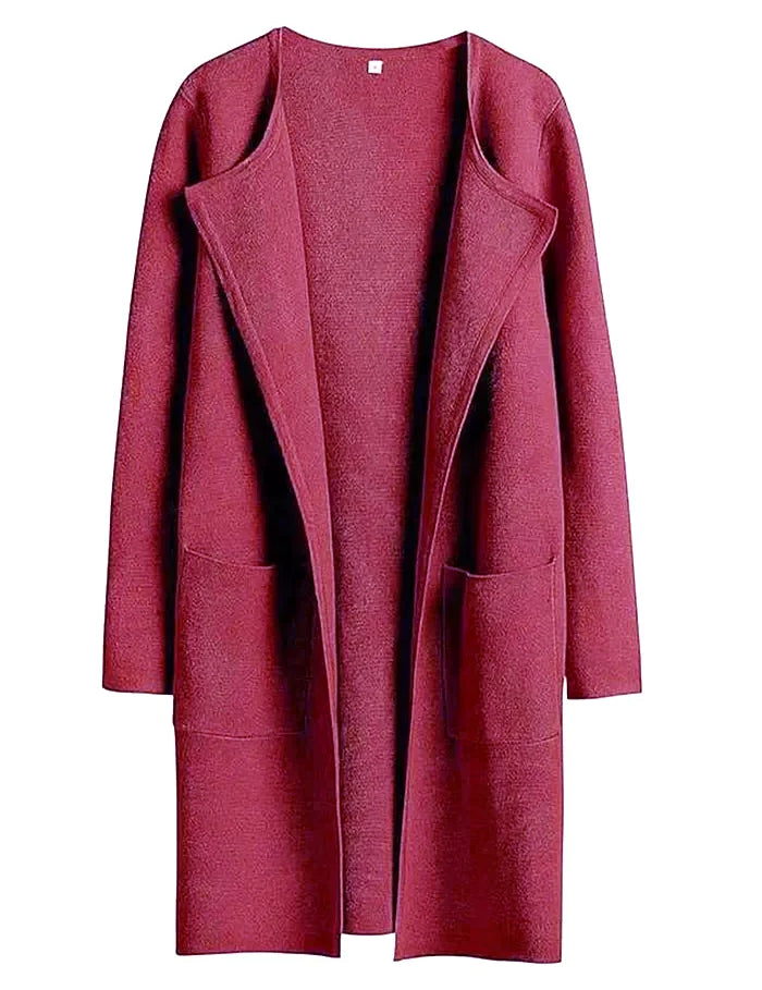 Camille Laurent | Elegant Longline Coat For Women