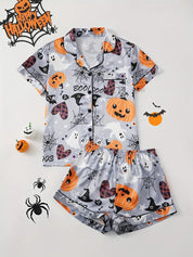 Spooky Pumpkin | Halloween Pyjama Set For Women