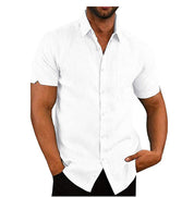 Ryan Sinclair | Short Sleeve Linen Shirt For Men