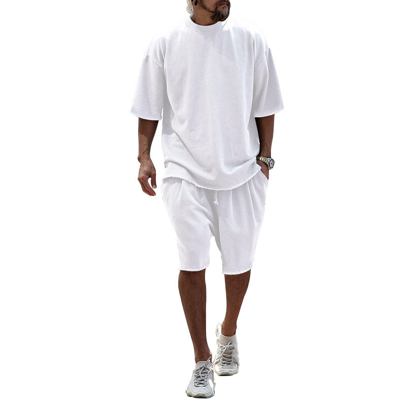 Saverio Windham | Oversized T-Shirt & Shorts Set For Men