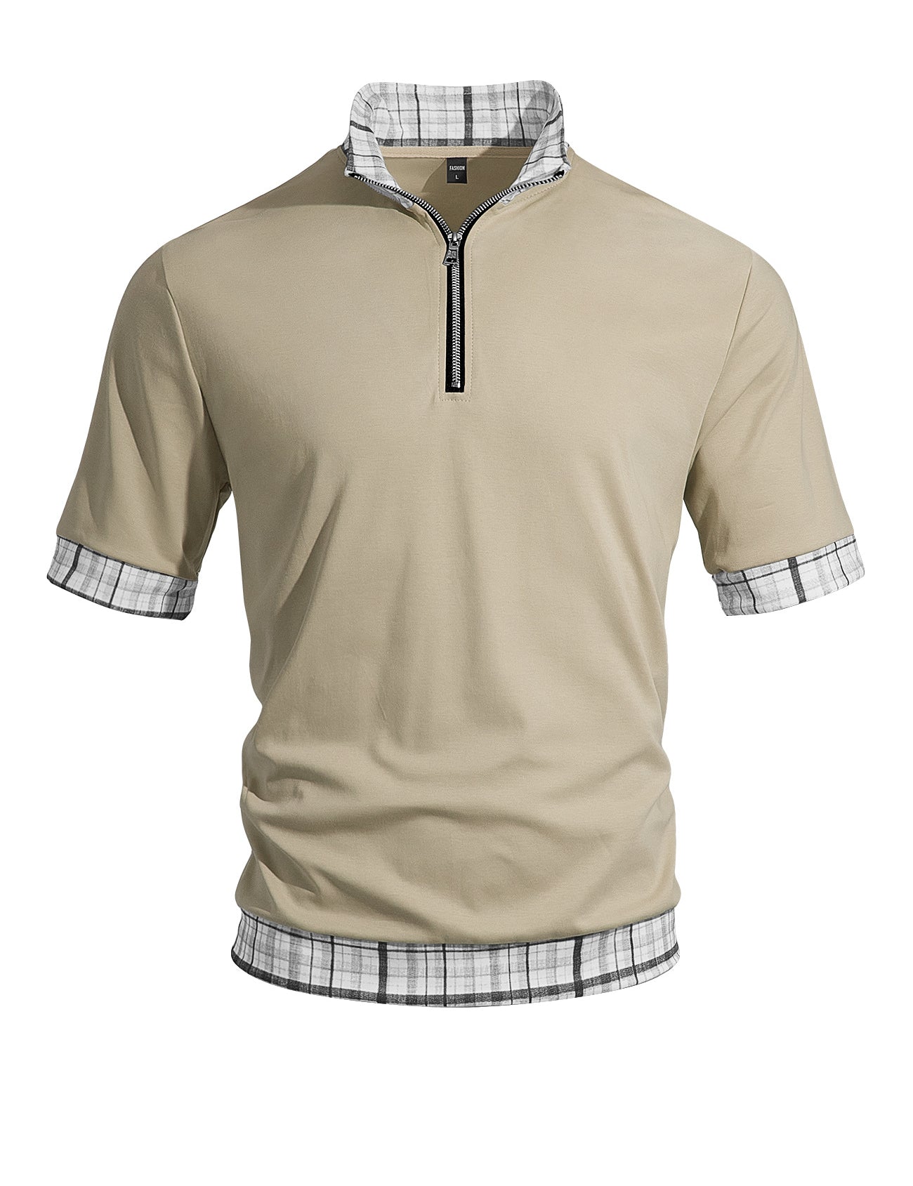 Benjamin Foster | Half-Zip Polo Shirt For Men