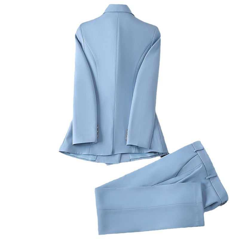 Camilla Fenstone | Double-Breasted Blazer & Trouser Set For Women