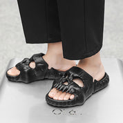 Bone Daddy | Skull Halloween Slippers For Men
