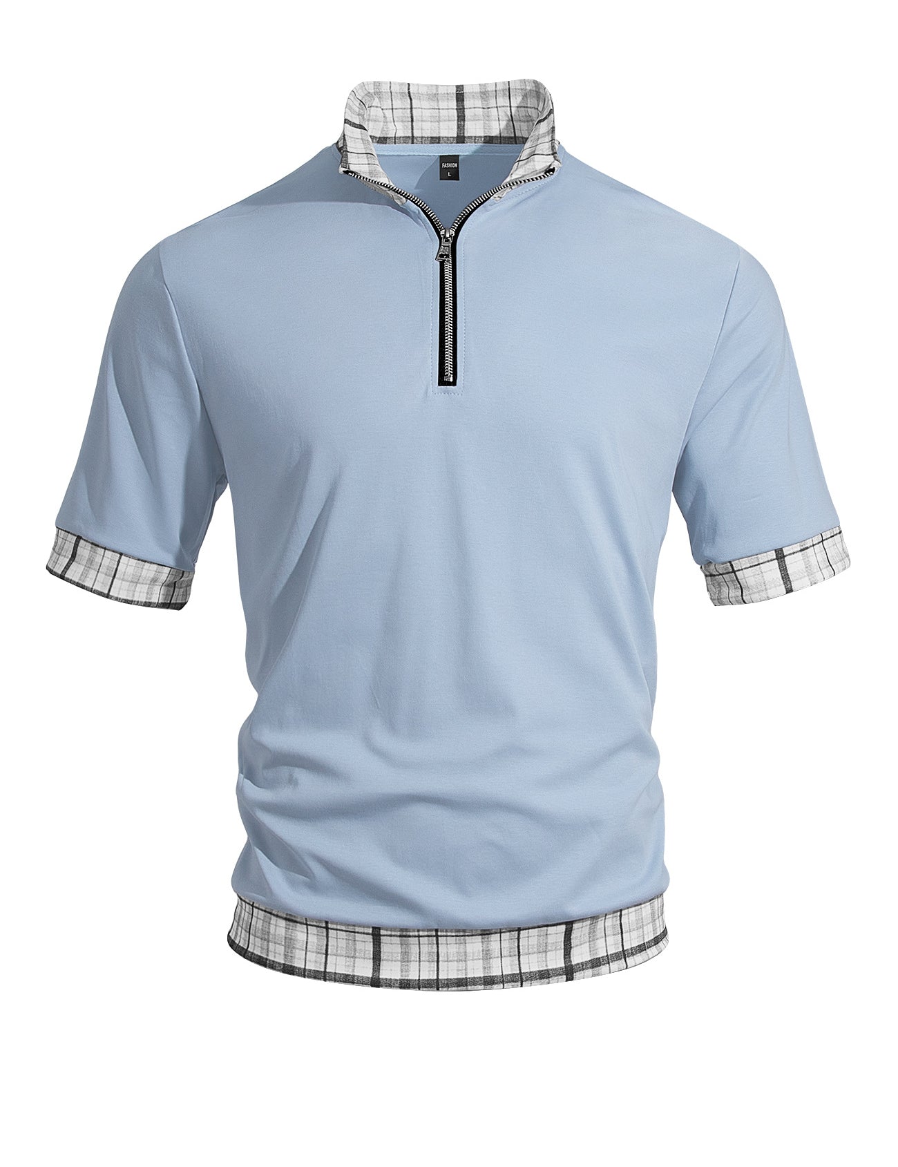 Benjamin Foster | Half-Zip Polo Shirt For Men