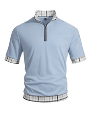 Benjamin Foster | Half-Zip Polo Shirt For Men