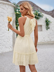 Holly Thompson | Lightweight Summer Dress With Tie Waist For Women