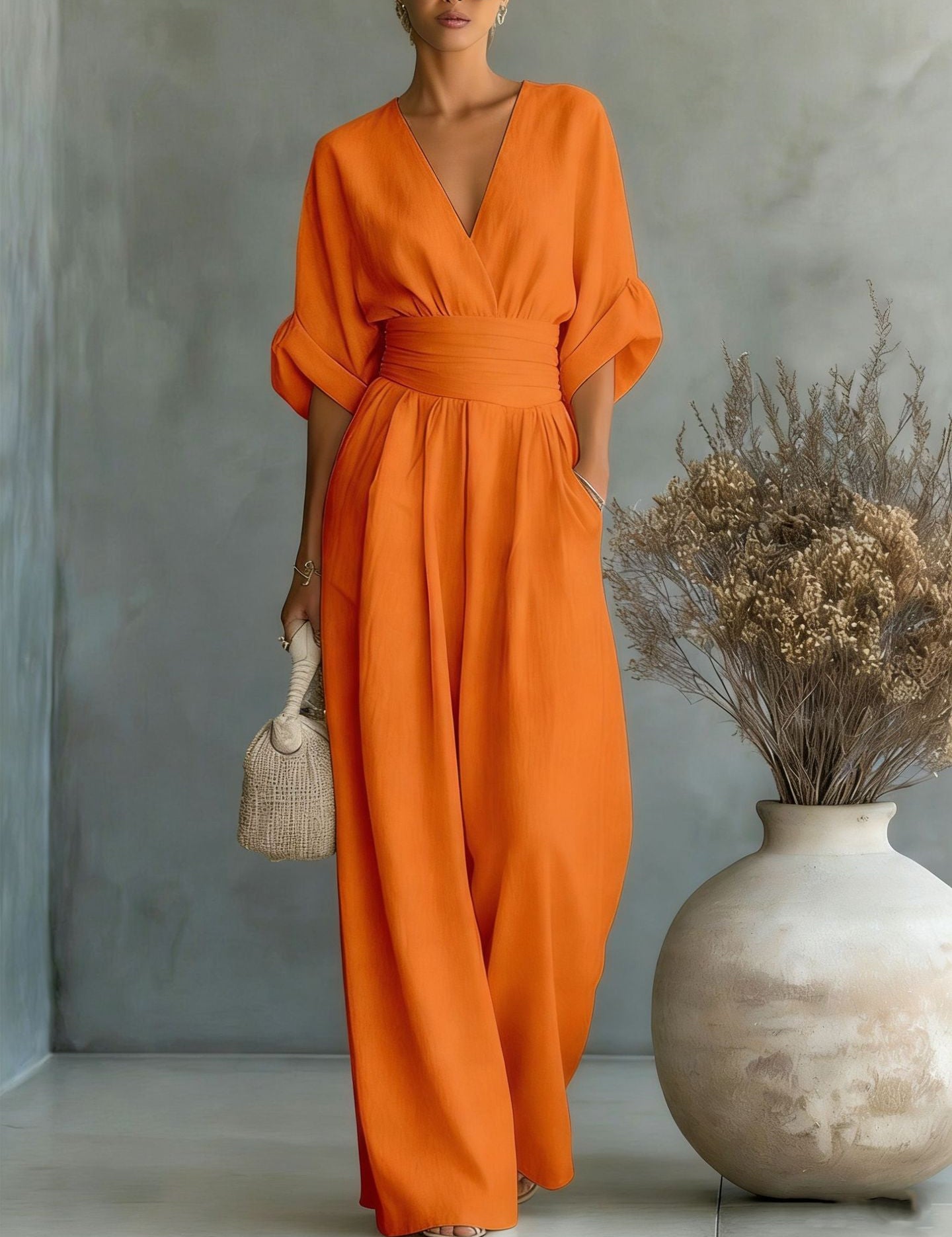 Sophia Merriweather | Wide-Leg Linen Jumpsuit For Women