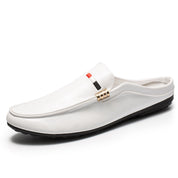 Reece Harding | Premium Leather Loafer Mules For Men