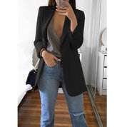 Letizia Wickwood | Open Front Longline Blazer For Women