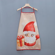 Frosty Feast | Red Snowman Christmas Apron Unisex